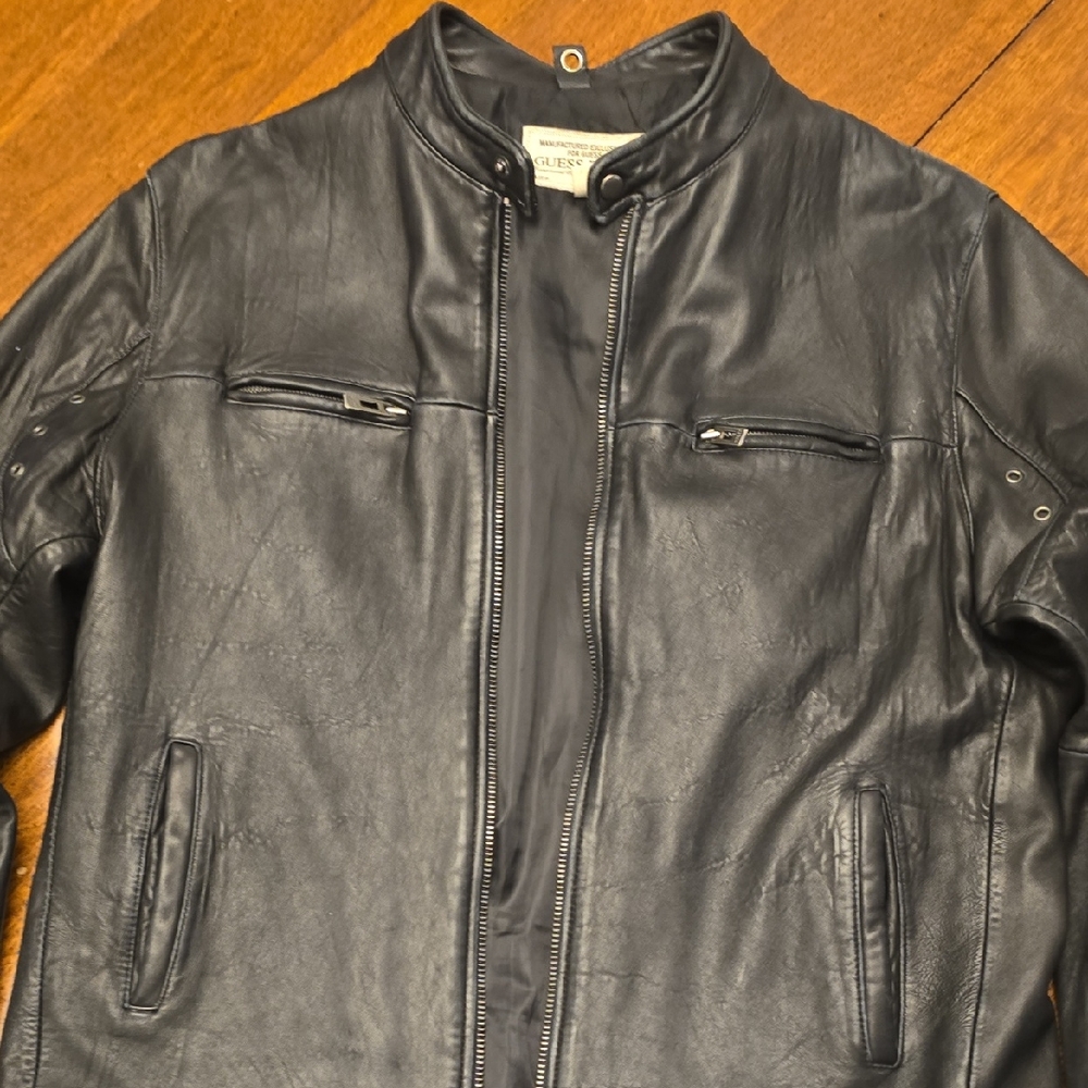 Wilsons Leather Men's Black Lightweight Jacket
